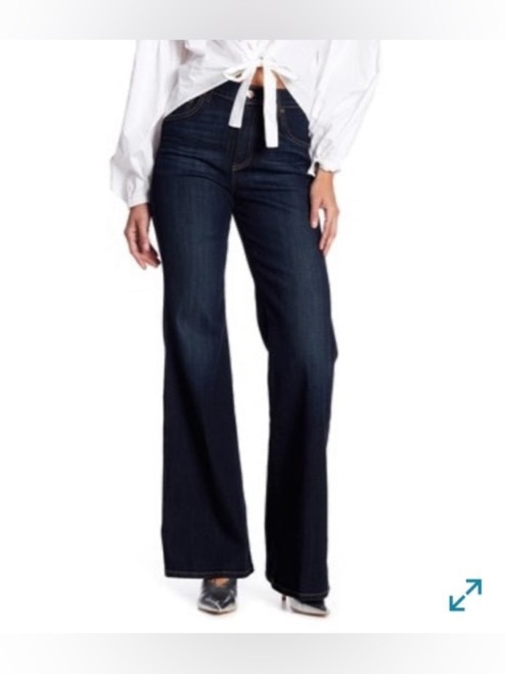 Level 99 Farah High Rise Wide Leg Denim Jeans Womens Size 27